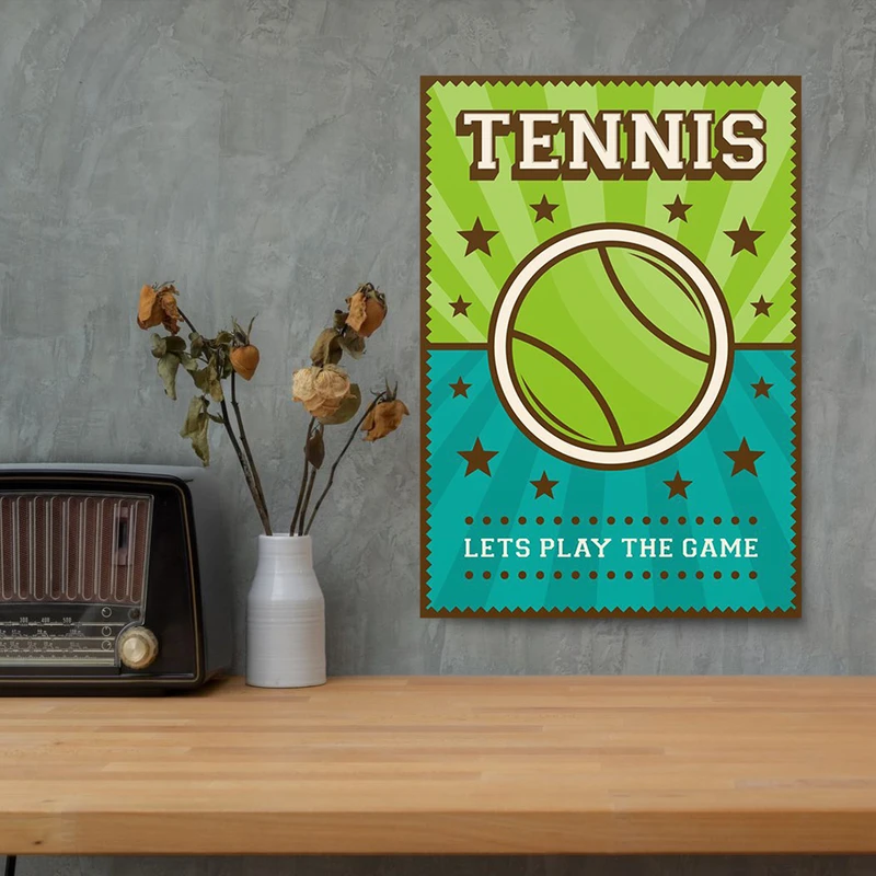 پوستر صبا طرح طرح کلاسیک تنیس کد 39