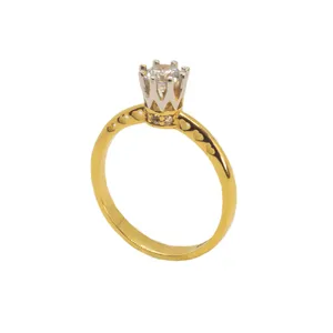 انگشتر طلا 18 عیار زنانه مدل B0007