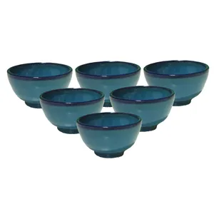 کاسه سفالی مدل ماست خوری کد 233 بسته 6 عددی