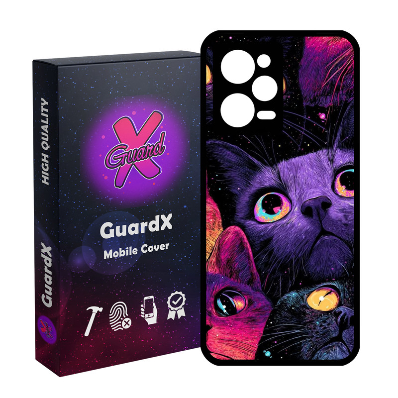کاور گارد ایکس طرح گربه مدل 11170 مناسب برای گوشی موبایل شیائومی Redmi Note 12 Pro 5G/Poco X5 Pro 5G/Note 12 Pro Speed
