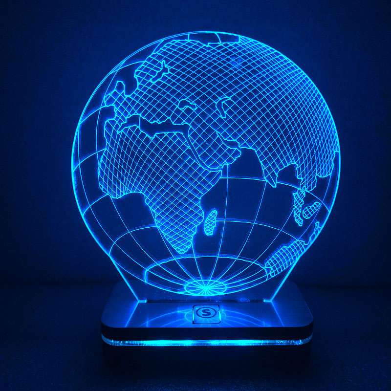 چراغ خواب طرح کره زمین مدل هفت رنگ کد 1100 چراغ خواب طرح کره زمین مدل هفت رنگ کد 1100
