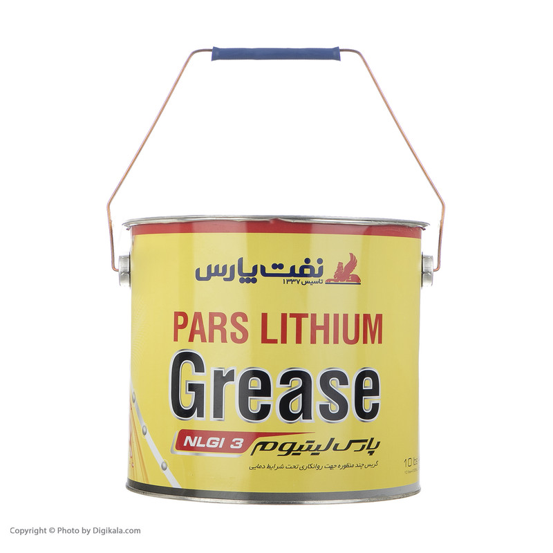 گریس نسوز نفت پارس مدل لیتیوم وزن 4535 گرم