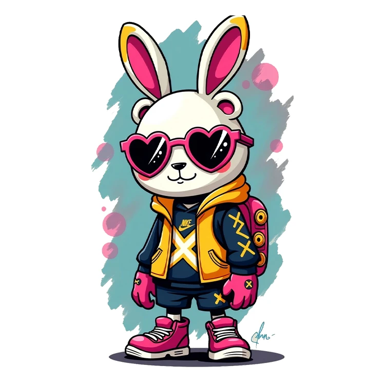 استیکر پارچه و لباس پاد آفرین مدل کارتونی کد S1525