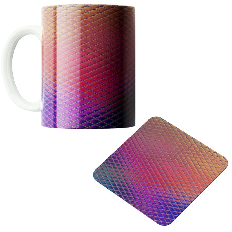 ماگ پادافرین مدل آبرنگی کد 326 به همراه زیر لیوانی 