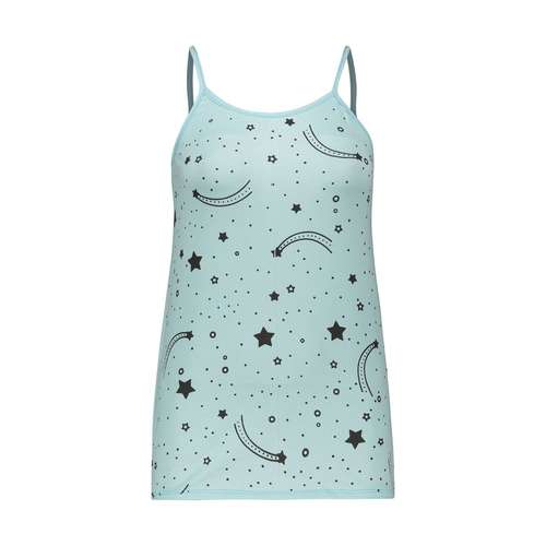 تاپ زنانه مدل بندی چاپ کهکشان