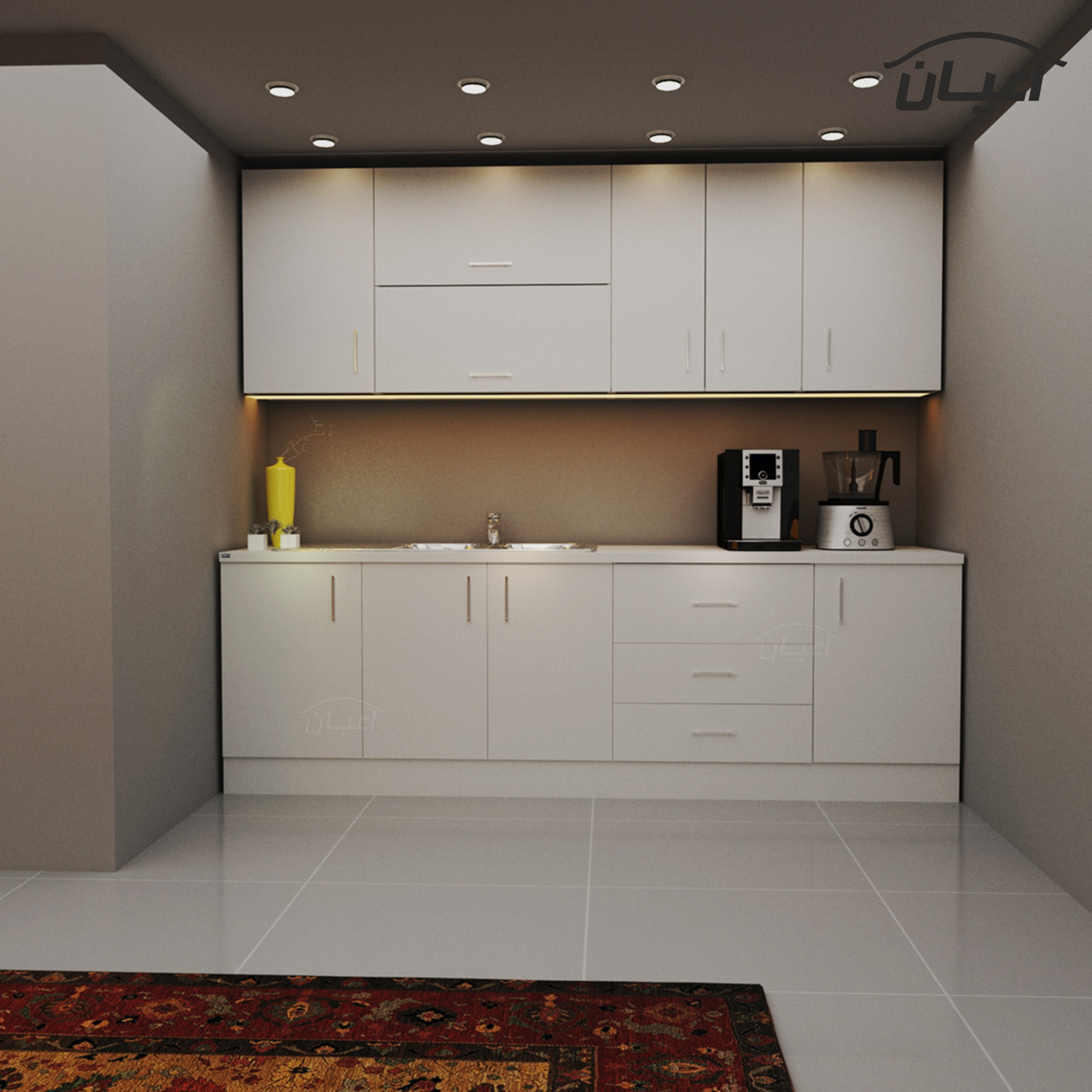 کابینت آشپزخانه اعیان مدل FH C16