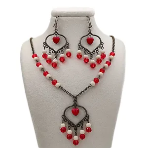 نیم ست زنانه مدل قلب کد H016