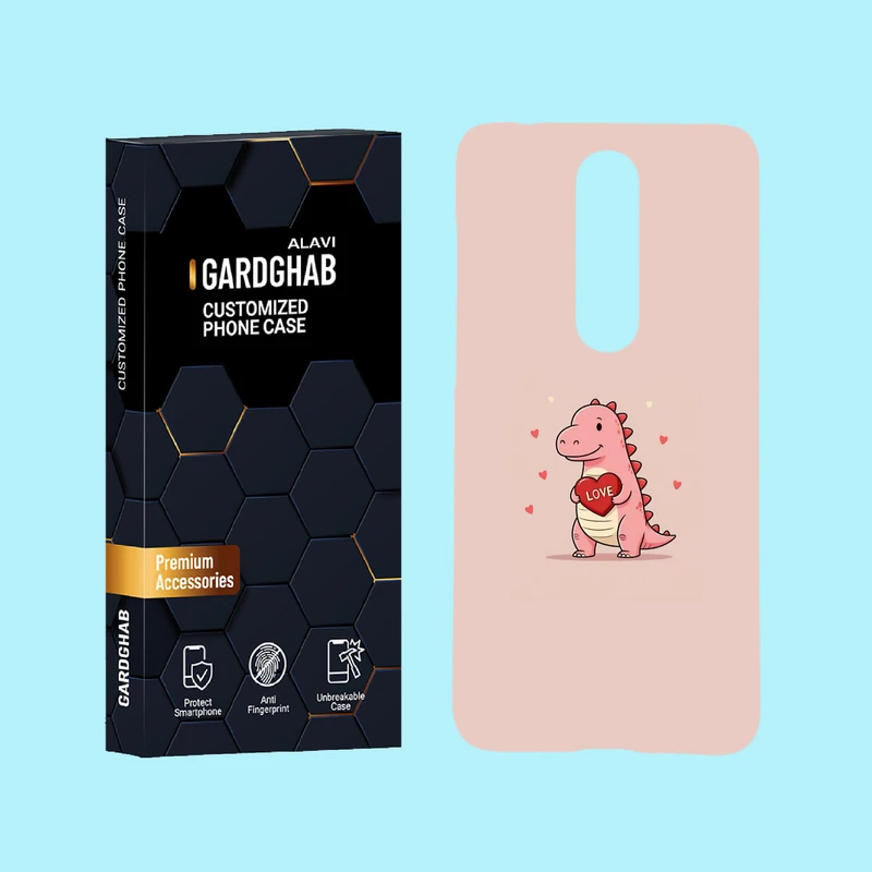 کاور گارد قاب علوی مدل عاشقانه مناسب برای گوشی موبایل نوکیا 5.1 Plus