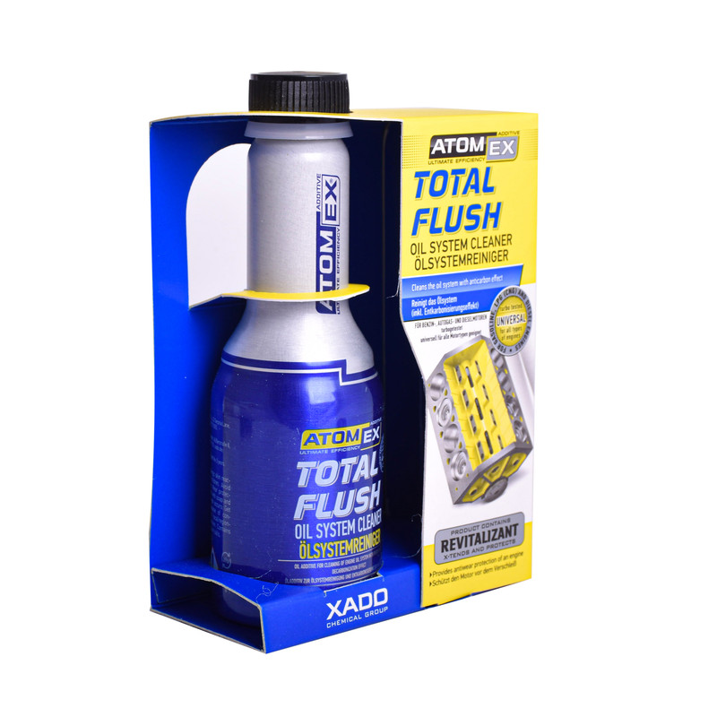 موتور شوی و مکمل روغن خودرو اکسادو مدل Total Flush حجم 250 میلی لیتر