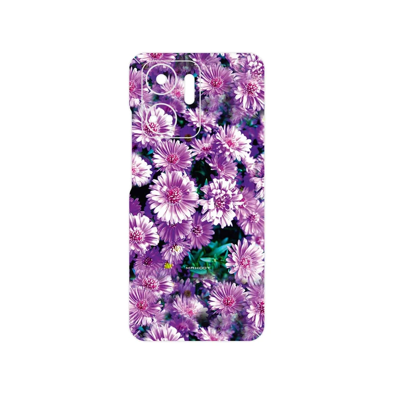برچسب پوششی ماهوت مدل Purple_Flower مناسب برای گوشی موبایل آنر X7a