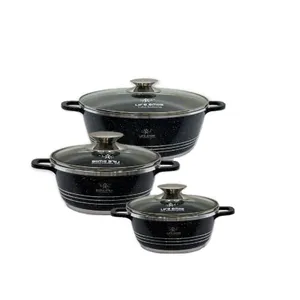 سرویس قابلمه گرانیتی 6 پارچه لایف اسمایل مدل LIFEP1762