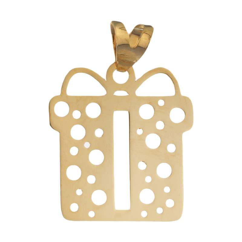 آویز گردنبند طلا 18 عیار دخترانه مایا ماهک مدل MM1145