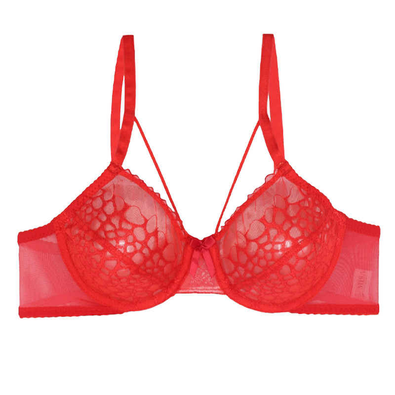 سوتین زنانه میسا مدل شقایق کد 7090 رنگ قرمز