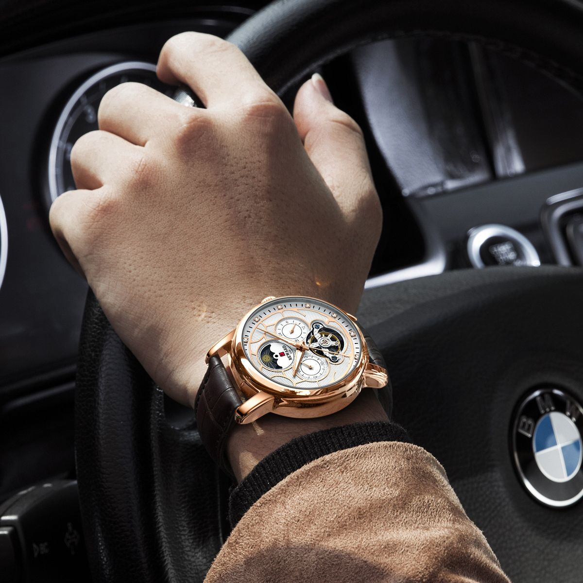 ساعت مچی عقربهای مردانه ریوارد مدل 33005M - - 8