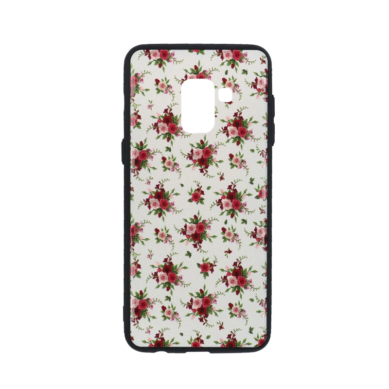 کاور طرح گل کد 08 مناسب برای گوشی موبایل سامسونگ Galaxy A8 2018 / A530