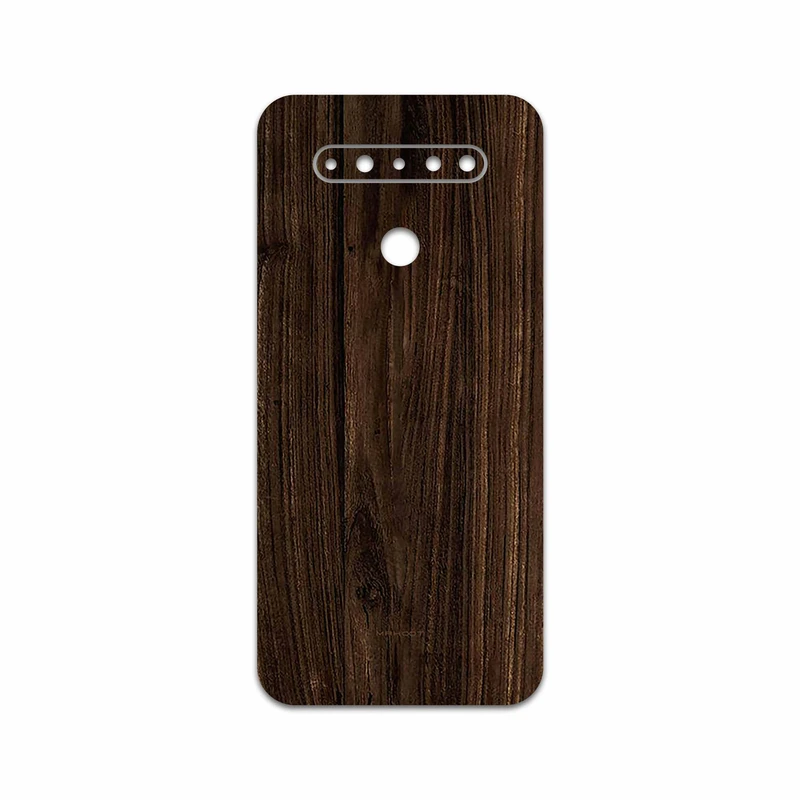 برچسب پوششی ماهوت مدل Dark Walnut Wood مناسب برای گوشی موبایل ال جی K51s