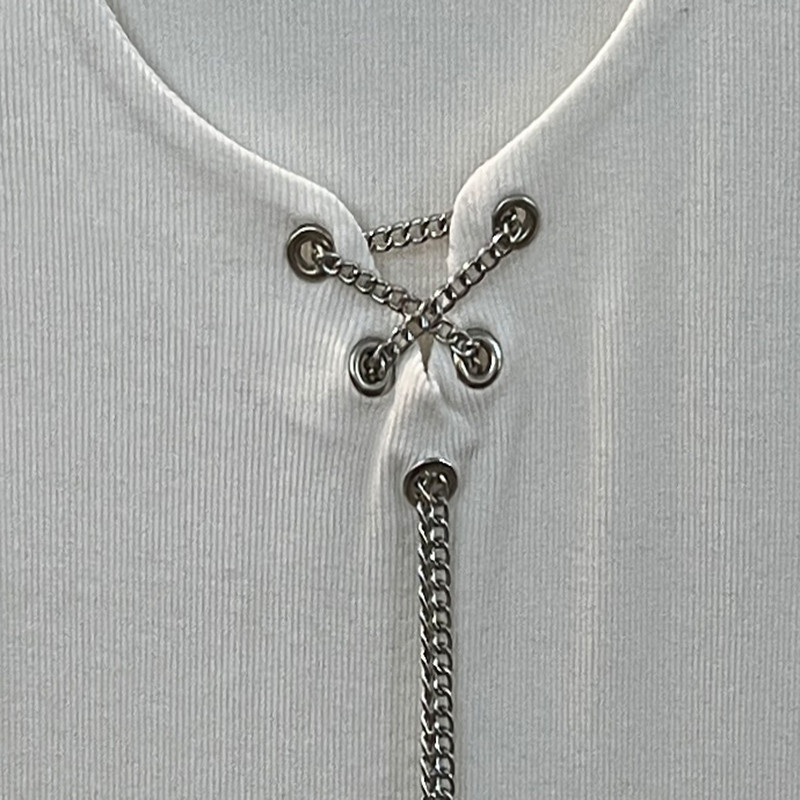 بادی زنانه مدل حلقه ای جلو زنجیر