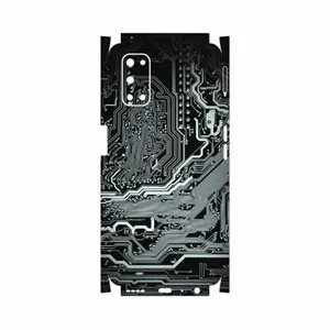 MAHOOT Black-Printed-Circuit-Board-FullSkin Cover Sticker for Realme 7 5G