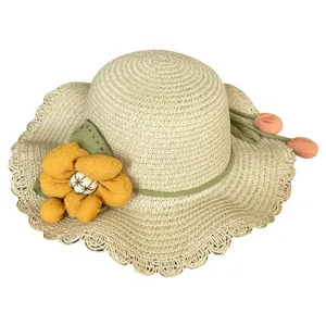 کلاه حصیری دخترانه کد 381