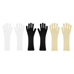 دستکش ساق بلند زنانه مدل نخی کد 1334 بسته سه عددی