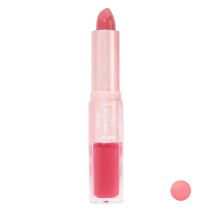 رژ لب مایع براق دو سر تارت مدل Maracuja Juicy رنگ Petunia حجم 2میلی لیتر