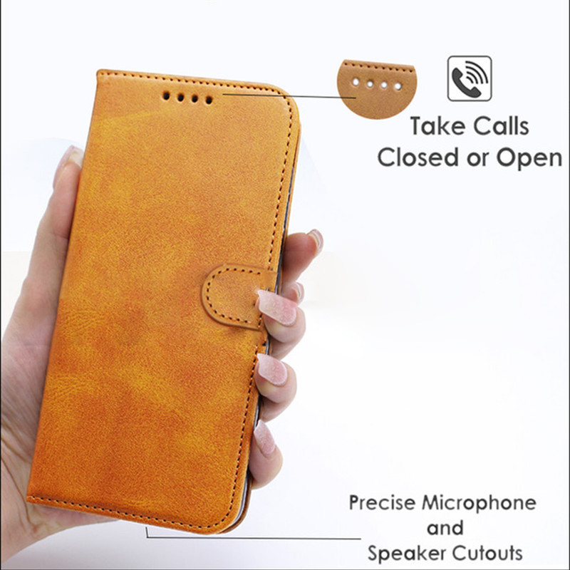 کیف کلاسوری مدل چرمی مناسب برای گوشی موبایل شیائومی Redmi Note 10 4G / Note 10s / Poco M5s