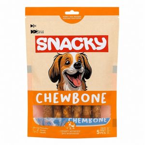 تشویقی سگ اسنکی مدل Chewbone Crispy Munchy طعم مرغ 100 گرم