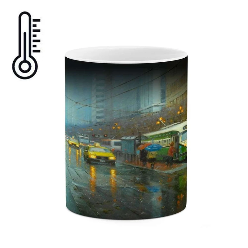 ماگ حرارتی کاکتی مدل نقاشی کد mgh13737