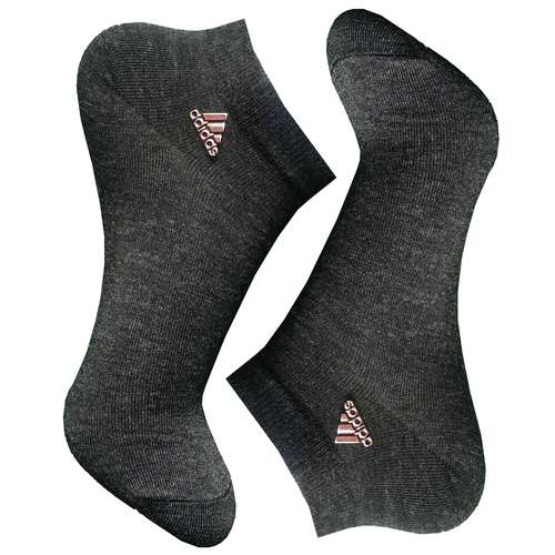 جوراب زنانه دکتر جوراب مدل مچی فلزی کد AD401929ZO رنگ ذغالی