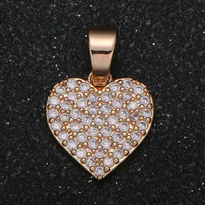 آویز گردنبند طلا 18 عیار زنانه قیراط طرح قلب کد GH2575