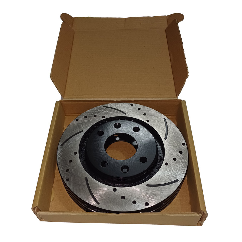 دیسک ترمز چرخ جلو تی دات آر مدل سوراخ دار مناسب برای پژو پارس