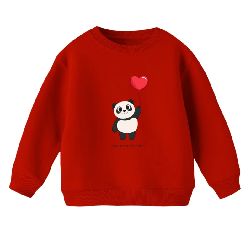 سویشرت بچگانه مدل پاندا و بادکنک قلبی 