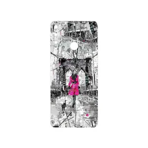 MAHOOT Collage of Catwalk Bridge Cover Sticker for Huawei Y6p