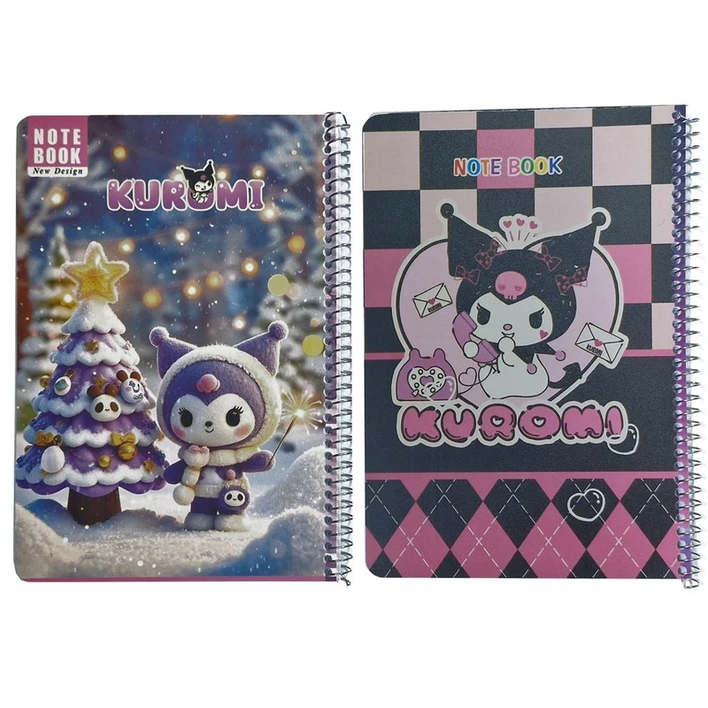 دفتر مشق 50 برگ طرح کرومی بسته 2 عددی