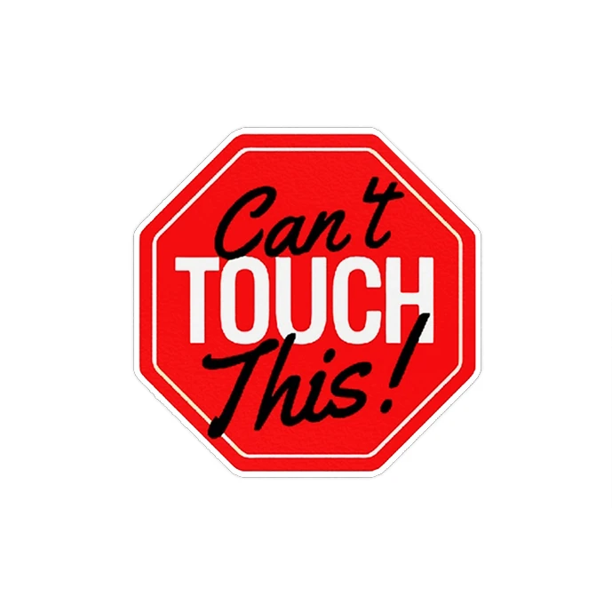 استیکر لپ تاپ ماسا دیزاین طرح TOUCH مدل STKTE1