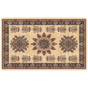 پادری مدل سه لایه رویه مخمل طرح فرش کد 1200 سایز 75x45 سانتی متر