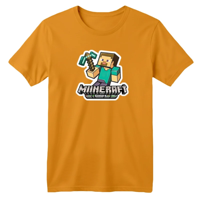 تی شرت آستین کوتاه بچگانه مدل ماینکرفت کد 01