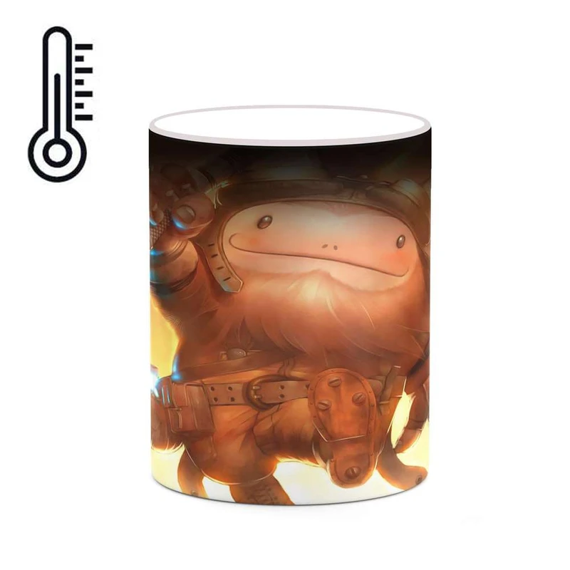 ماگ حرارتی کاکتی مدل نقاشی کارتونی کد mgh18798