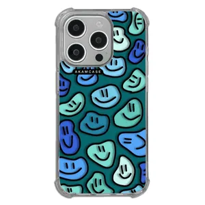 AKAM AMCWTA15PRO-HAPPY FACE9 Cover For Apple iPhone 15 Pro