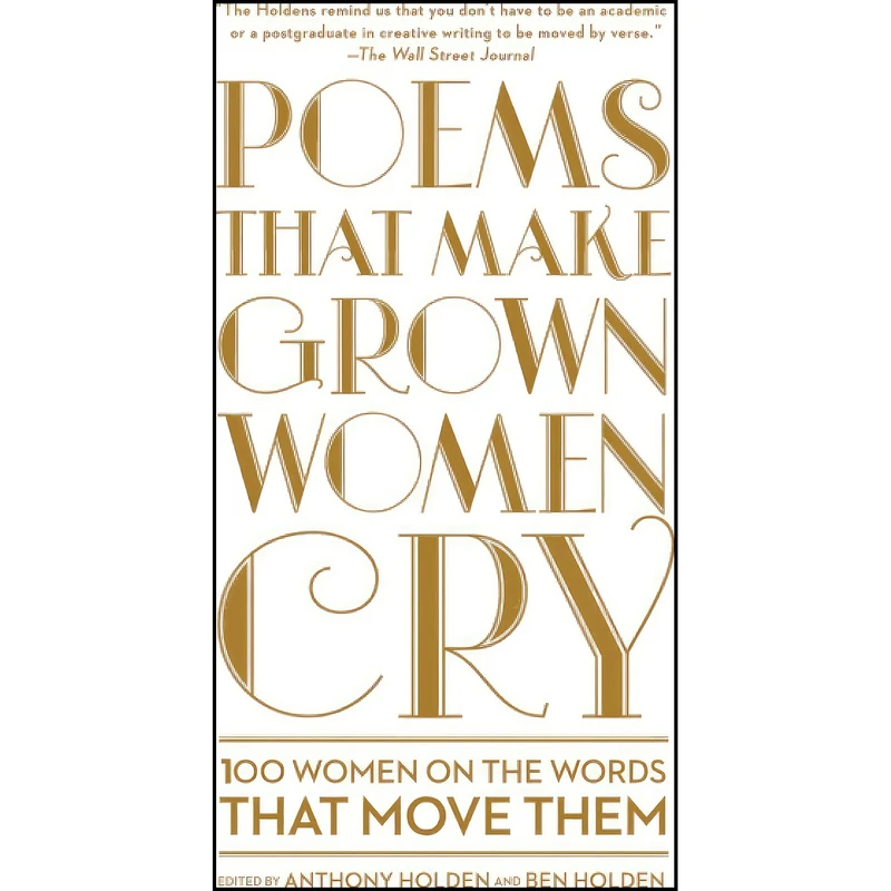 کتاب Poems That Make Grown Women Cry اثر Anthony Holden Ben انتشارات Simon & Schuster 