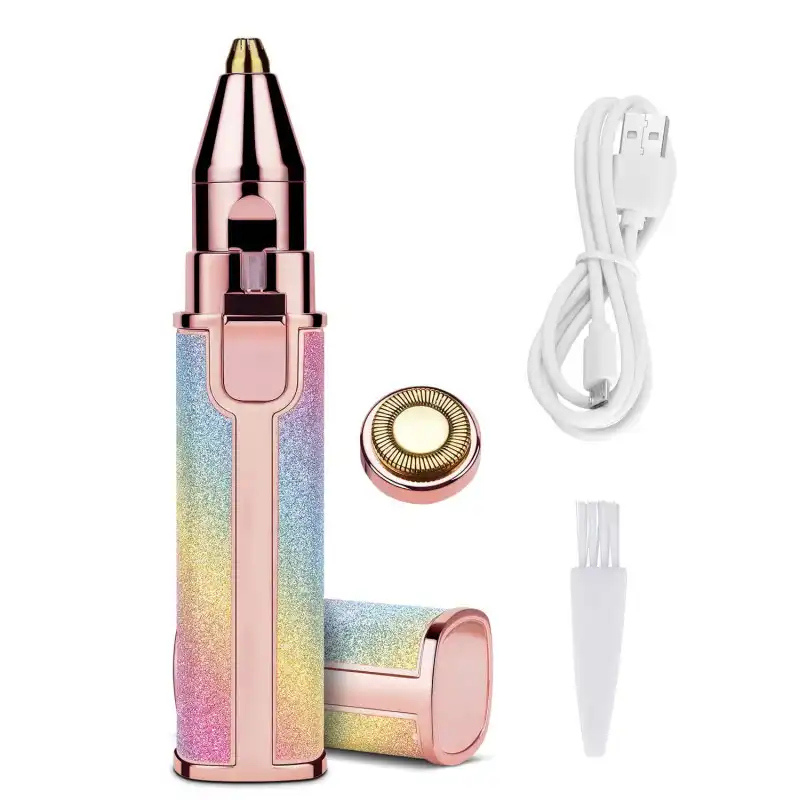 مو زن گوش و بینی بلاولیس مدل DRY CELL طرح رنگین کمان