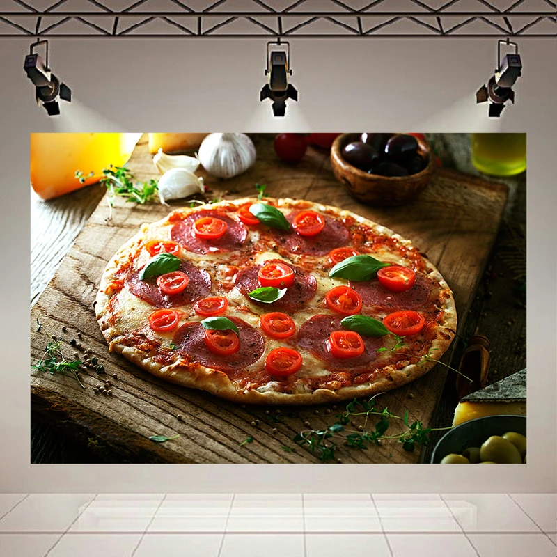  پوستر طرح مخمل پیتزا مدل پپرونی کد AR303061