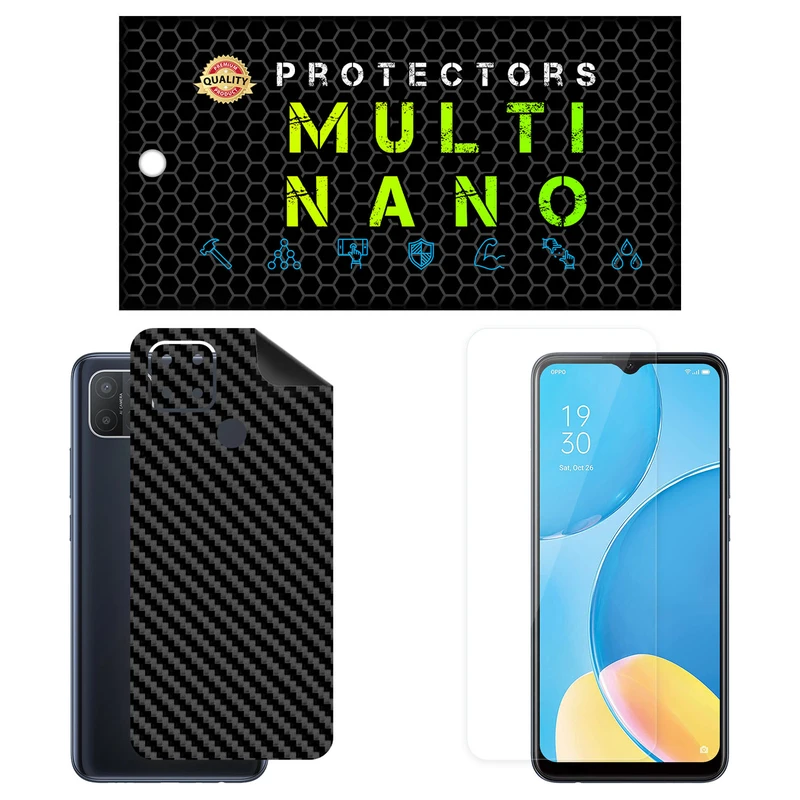 محافظ صفحه نمایش مولتی نانو مدل X-SFC مناسب برای گوشی موبایل اوپو A15 به همراه برچسب پوششی