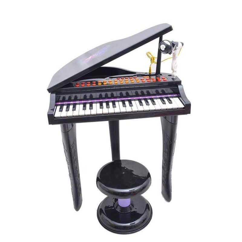 اسباب بازی موزیکال مدل پیانو پایه دار و میکروفون کد 88022 -  - 21