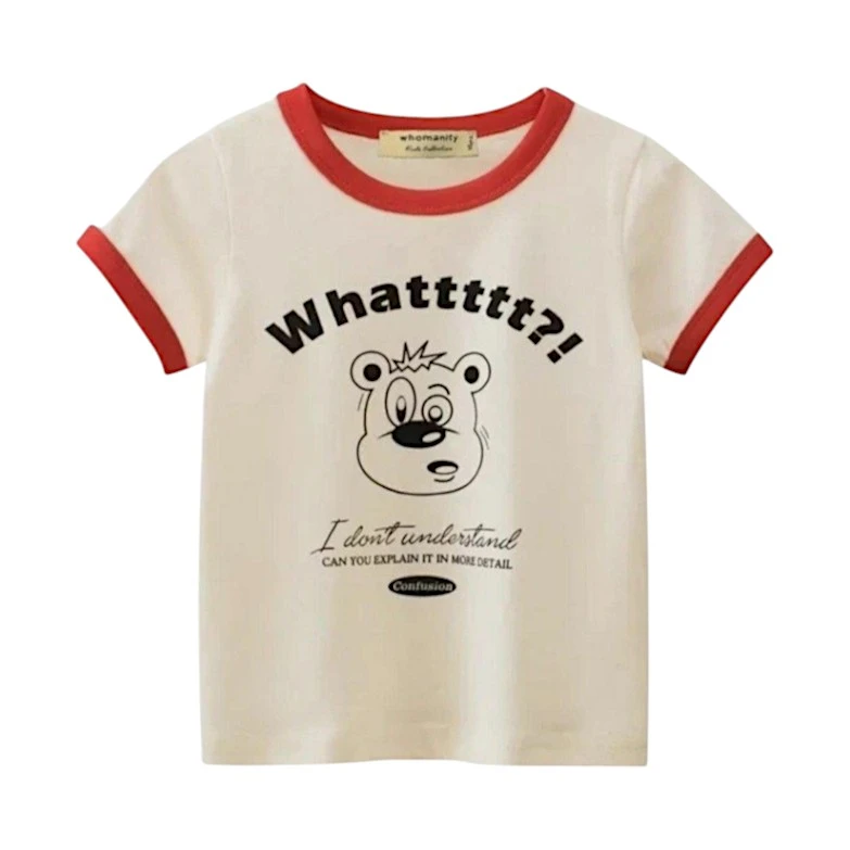 تی شرت آستین کوتاه دخترانه مدل MDSS-CG7705