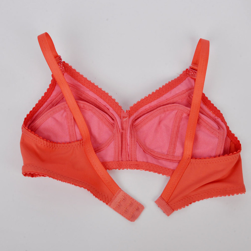 سوتین زنانه پرجامدا مدل 355011428 نخی خالدار رنگ گلبهی