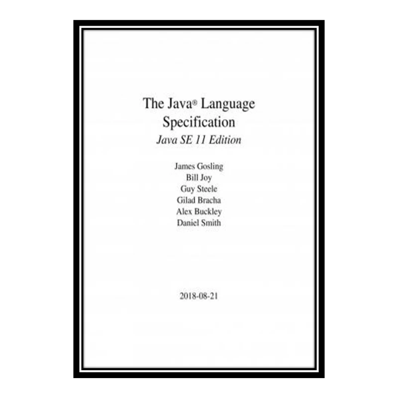 کتاب 	 The Java Language Specification اثر جمعی از نویسندگان انتشارات مؤلفین طلایی