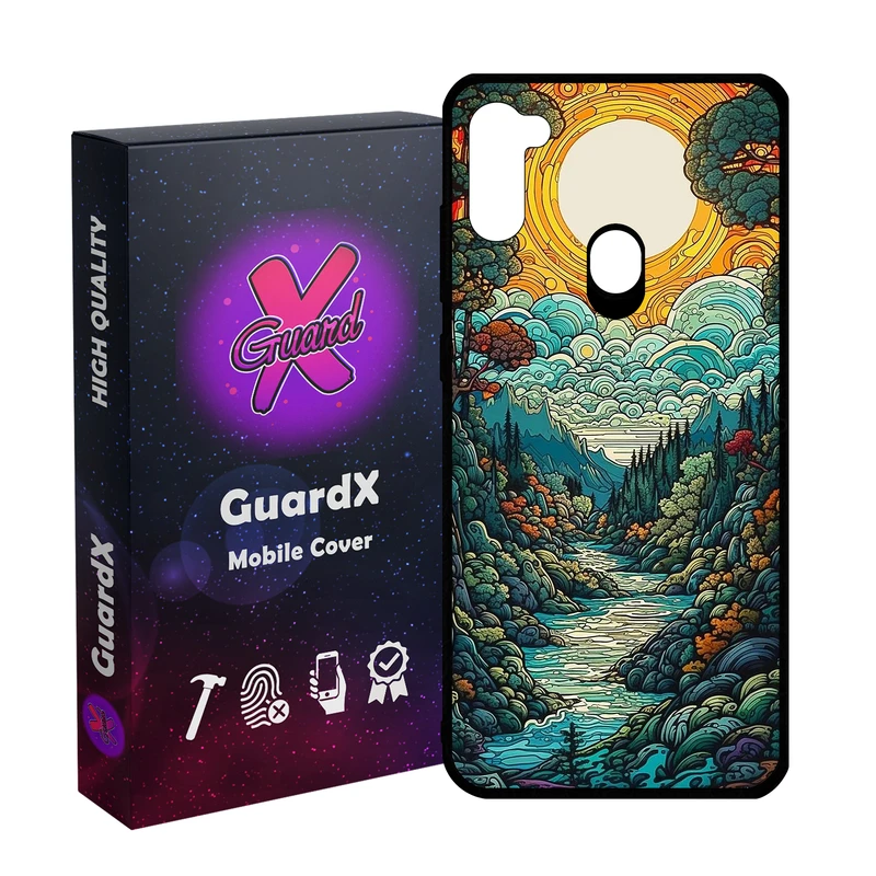 کاور گارد ایکس طرح منظره مدل Glass10767 مناسب برای گوشی موبایل سامسونگ Galaxy A11/M11