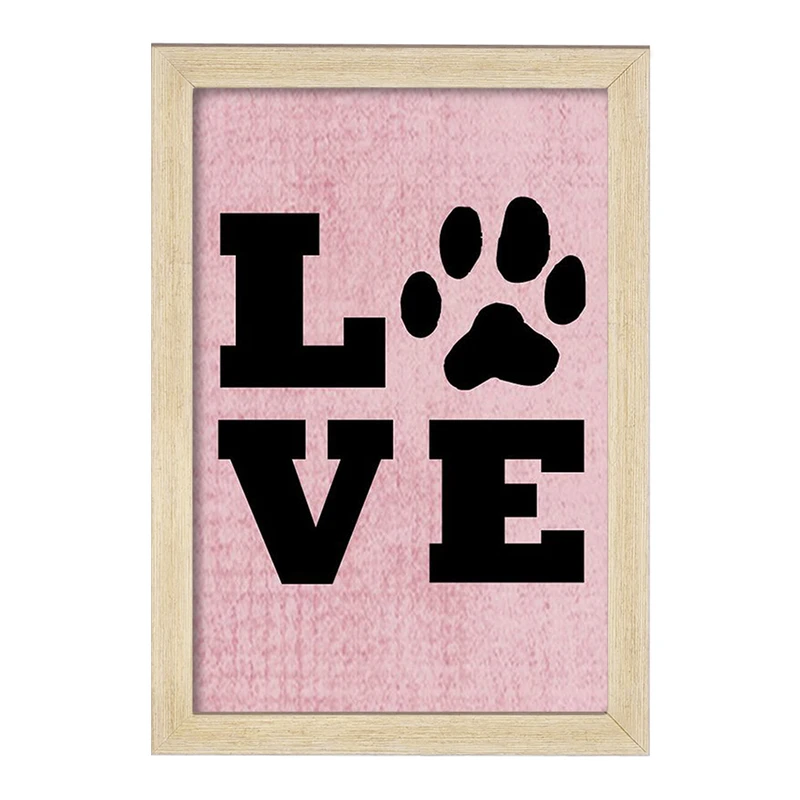 تابلو خندالو مدل حمایت از حیوانات کد 27368