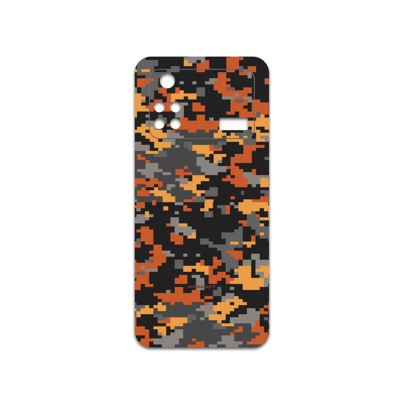 برچسب پوششی ماهوت مدل Army-Autumn-pixel مناسب برای گوشی موبایل شیائومی Poco M4 Pro 4G